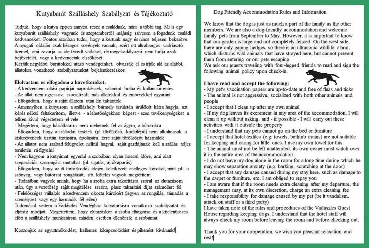 Vadaszles Vendeghaz Bukkszentmarton Zewnętrze zdjęcie